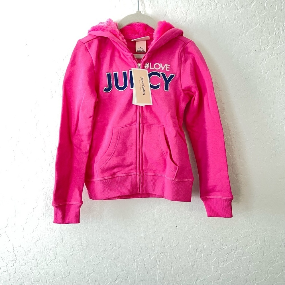 Girls Juicy Couture Pink Hoodie
